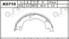 ASIMCO K0716 Brake Shoe Set